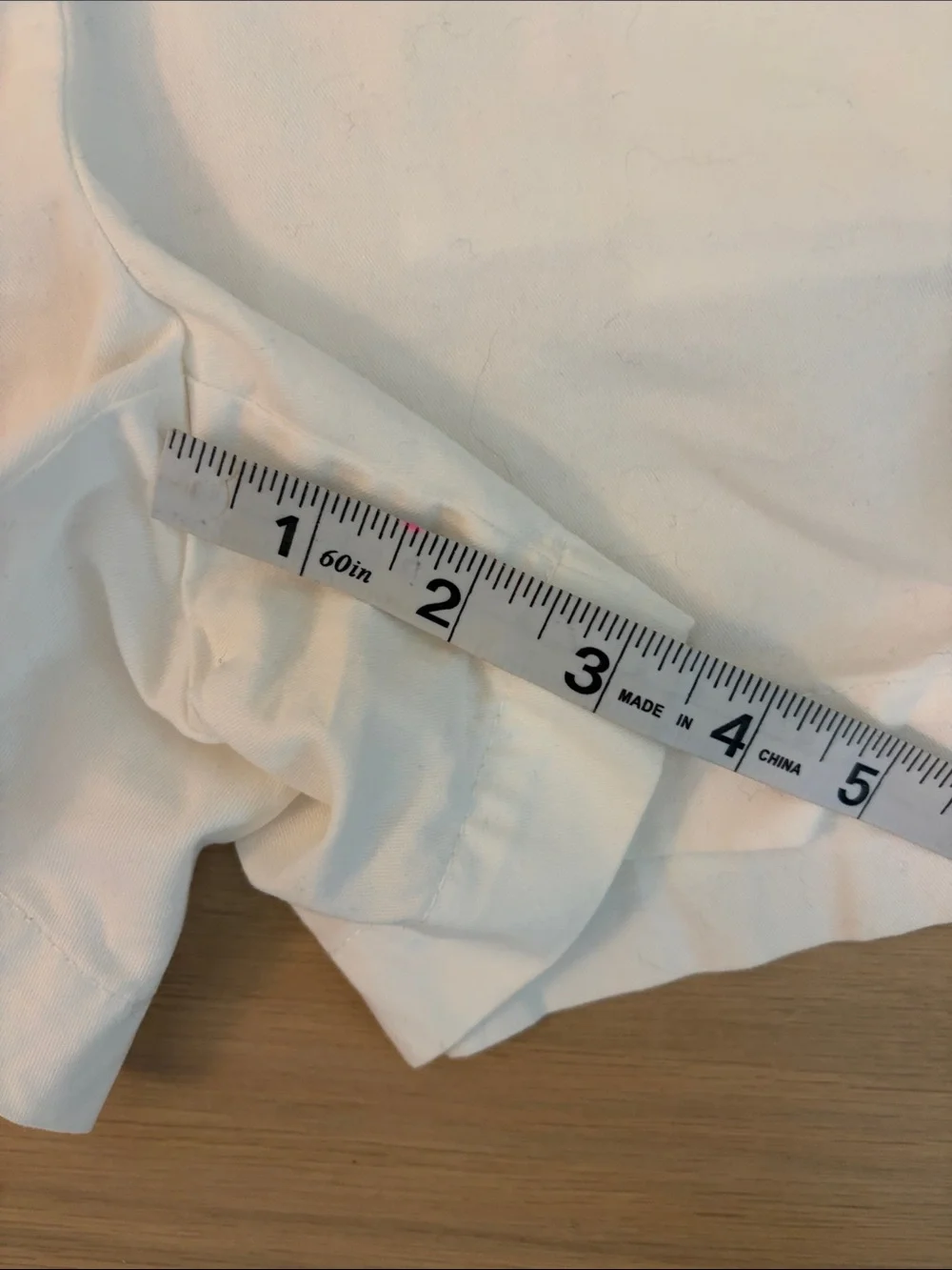 LOFT White Tailored Cotton Chino Shorts, 6, GUC - Picture 6 of 7